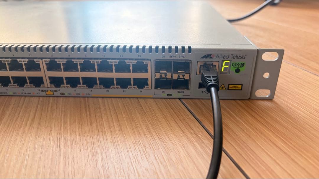 ま*き様 AT-x510-28GTX 10Gbps SFP+ 10ギガビット　ハ