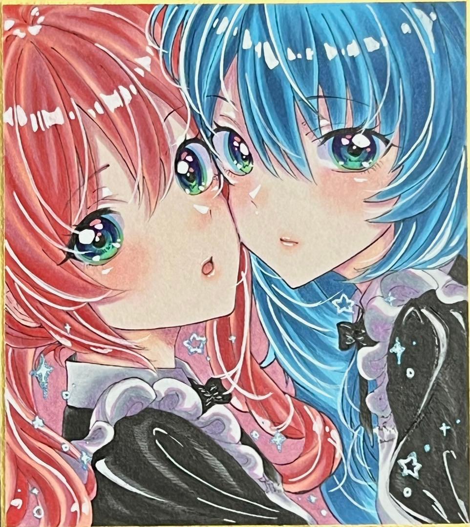 一*瀬様 手描きイラスト オリジナルイラスト アナログ 創作