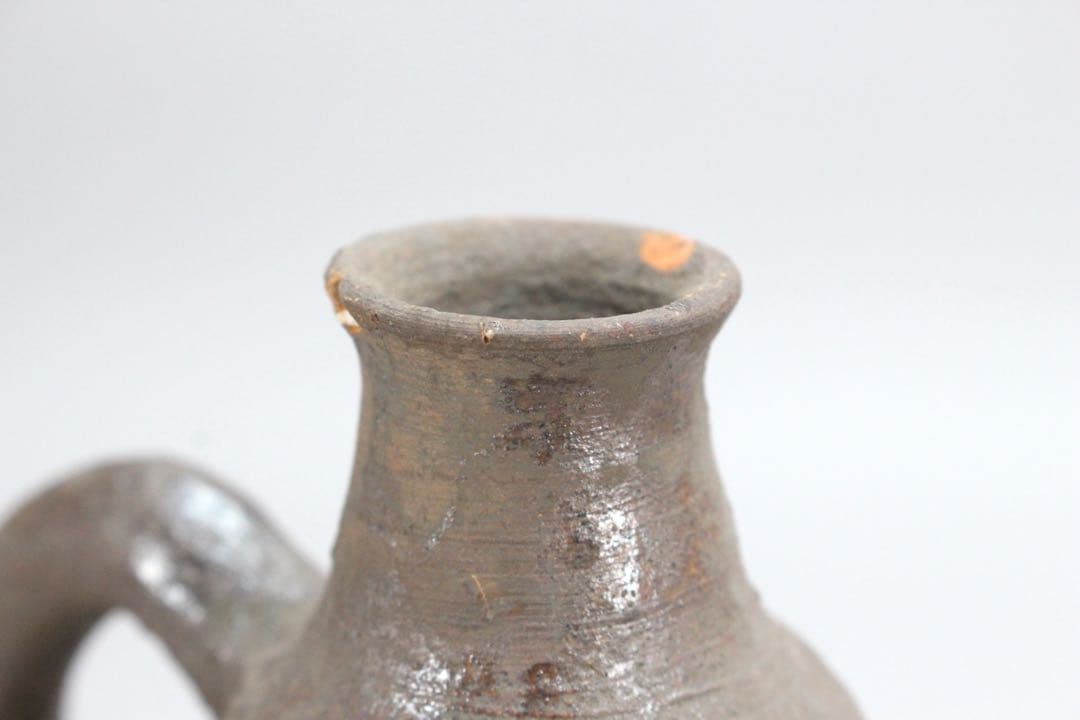 No5592 時代　水注　高さ20.5cm 水差　陶磁器　土器　古玩　送料無料