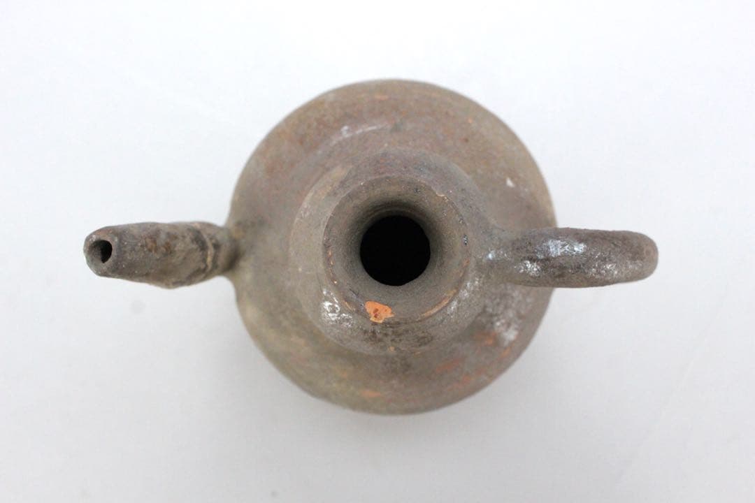 No5592 時代　水注　高さ20.5cm 水差　陶磁器　土器　古玩　送料無料