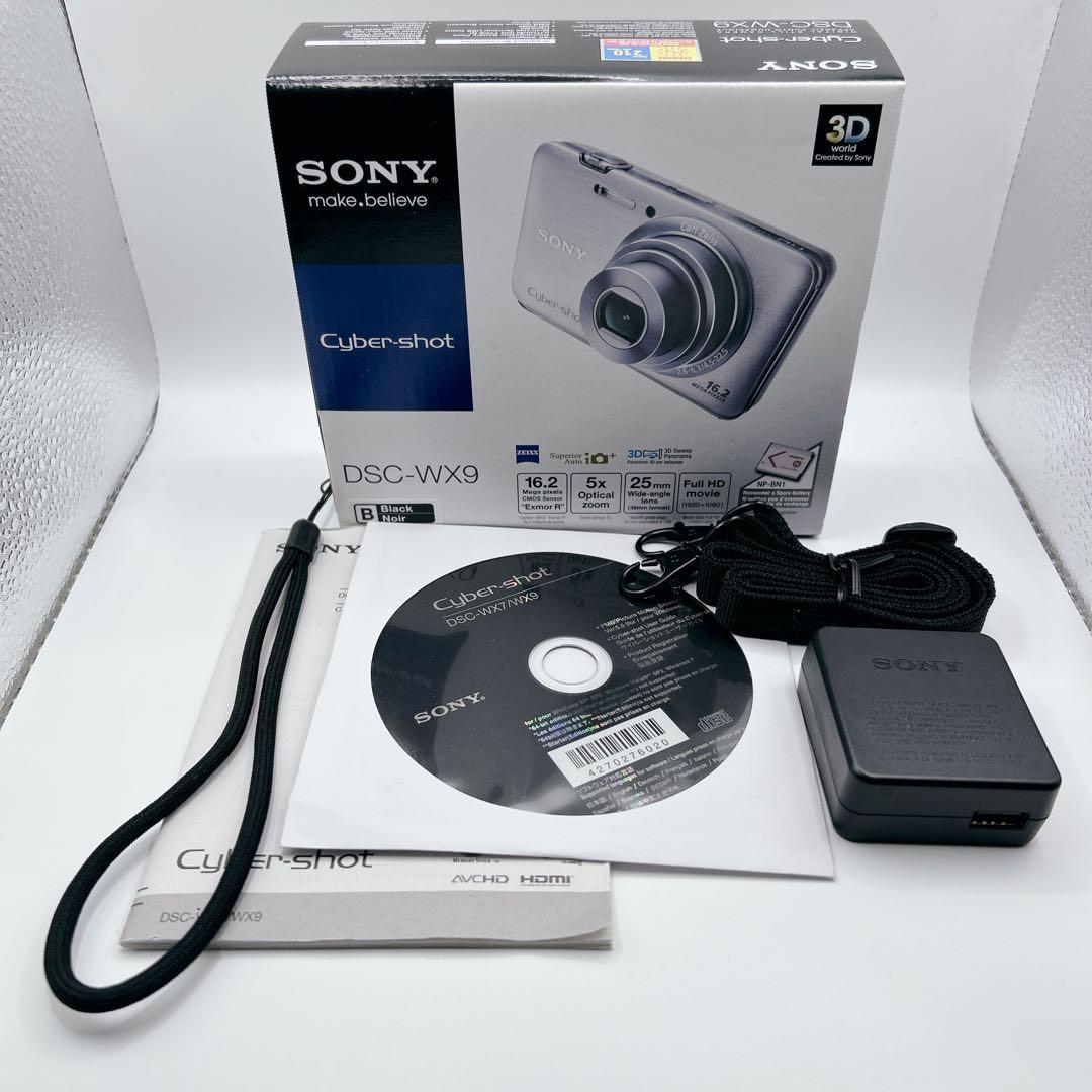 SONY Cyber-shot DSC-WX9 ブラック 海外版