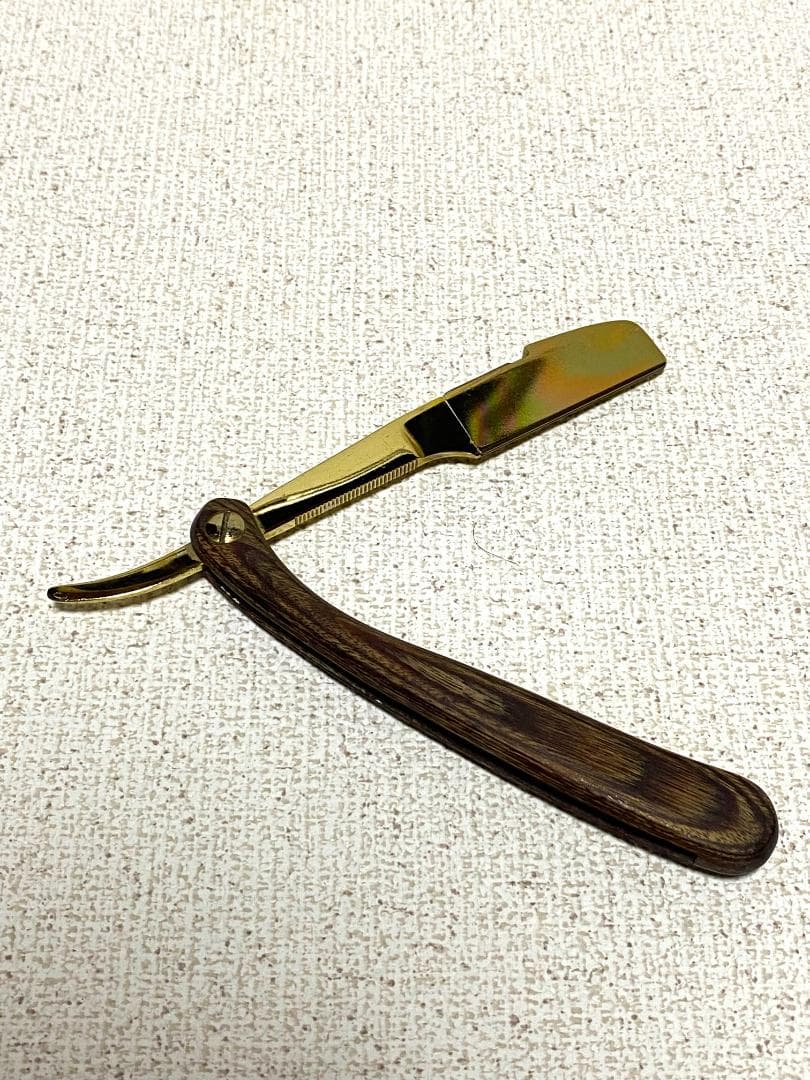 FEATHER 剃刀 ゴールドカラー 折りたたみ式 日本製