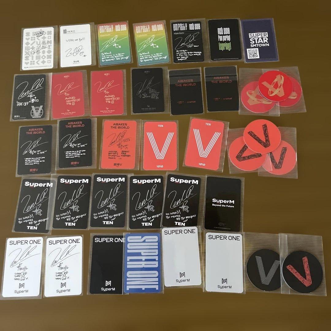 TEN wayv superM nct トレカ