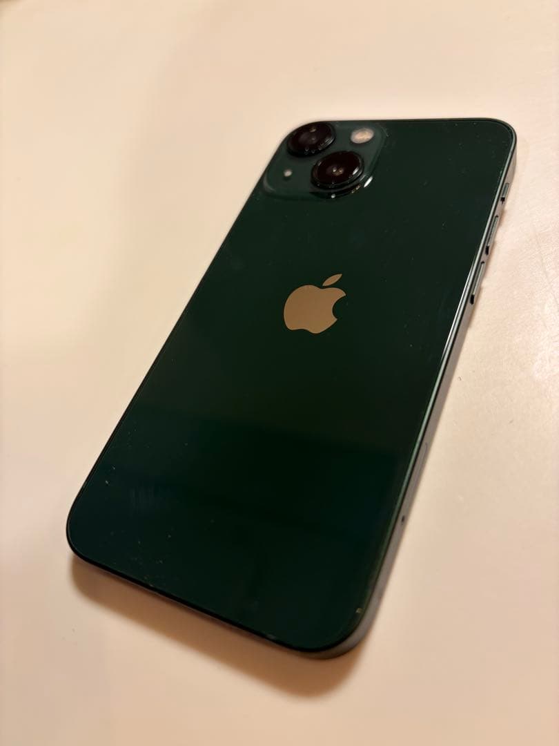 Apple iPhone 13mini ミッドナイトグリーン 81%（箱あり）