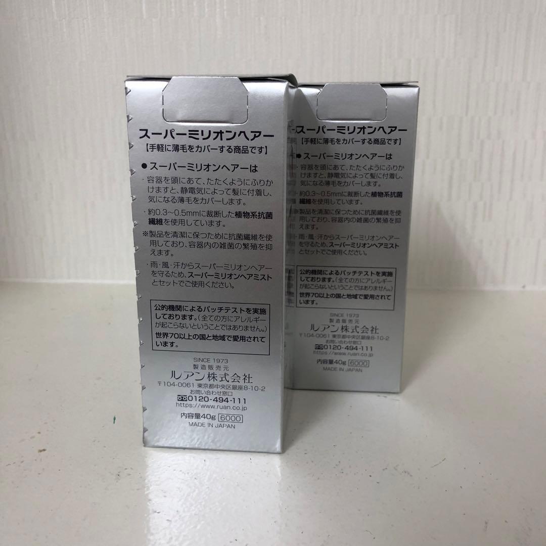 <新品> 2個 No.15 ホワイト スーパーミリオンヘアー 40g
