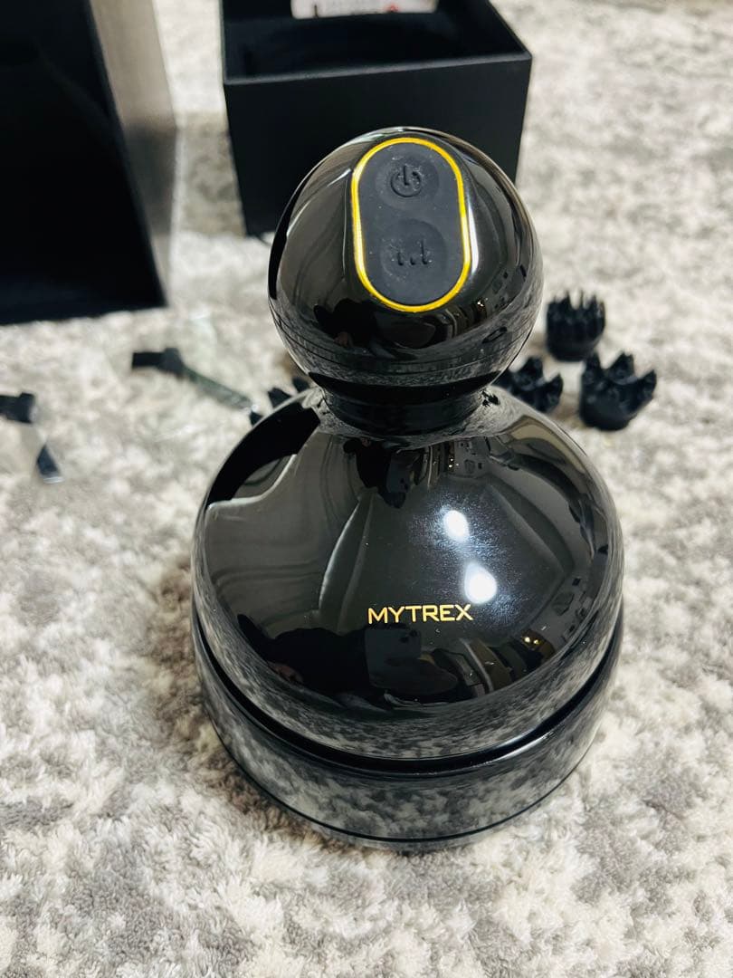 【EMSヘッドスパ】MYTREX マッサージ器 充電式 黒