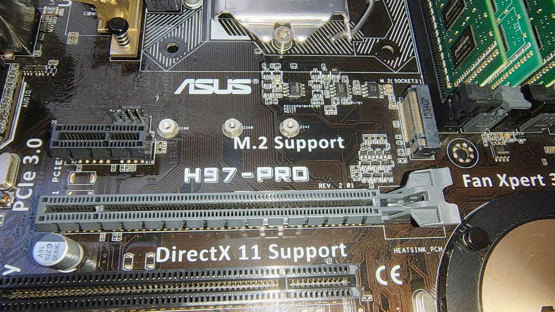 ASUS マザーボード H97-Pro+i7-4790+メモリ16GBセット