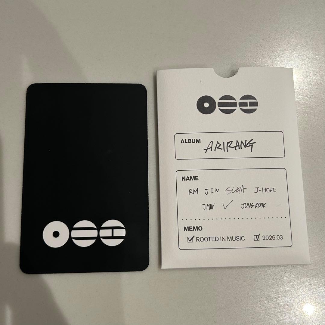 BTS ARIRANG Target US限定 トレカ ジョングク