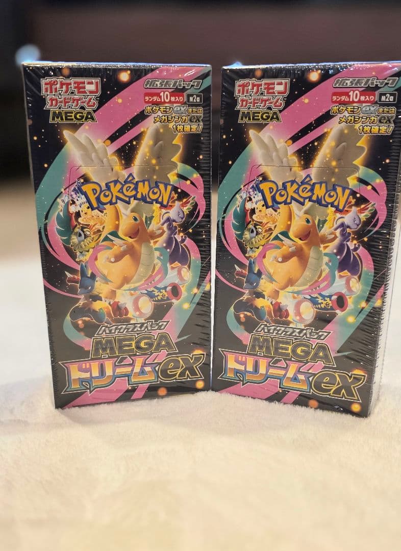 ポケモンカード　MEGAドリームex『シュリンク付き』2BOX 新品・未開封