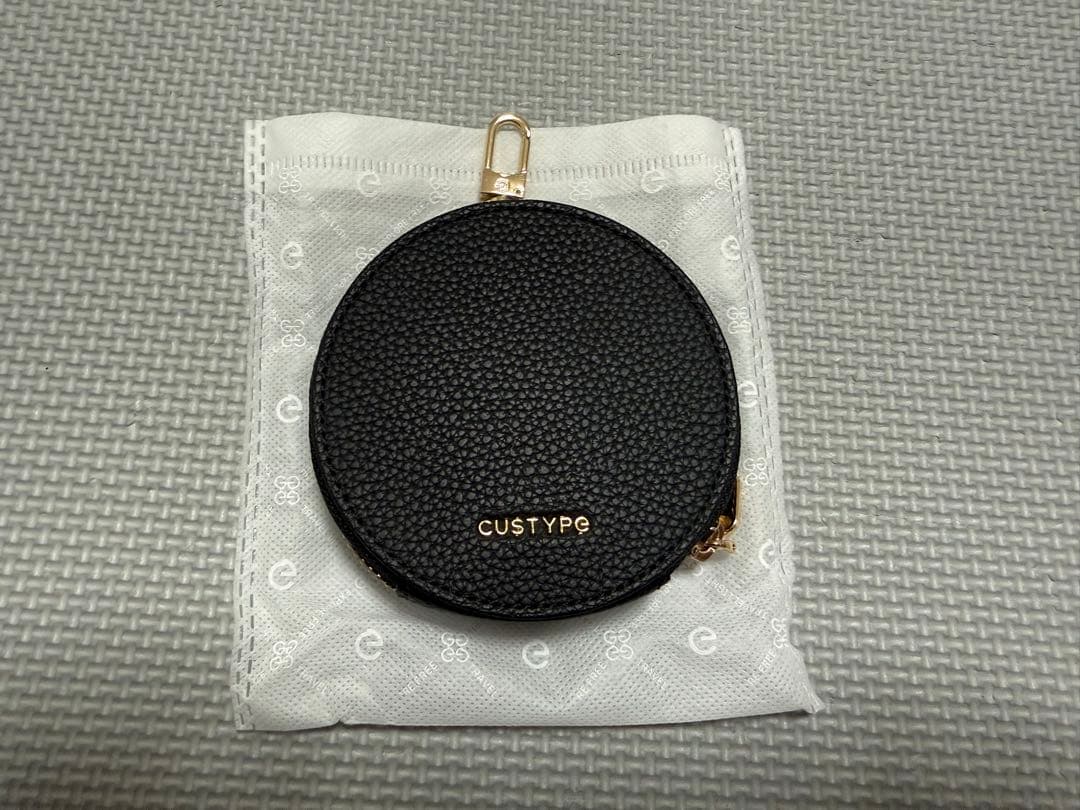 【美品】CUSTYPE スマホショルダーセット ブラック iPhone16pro