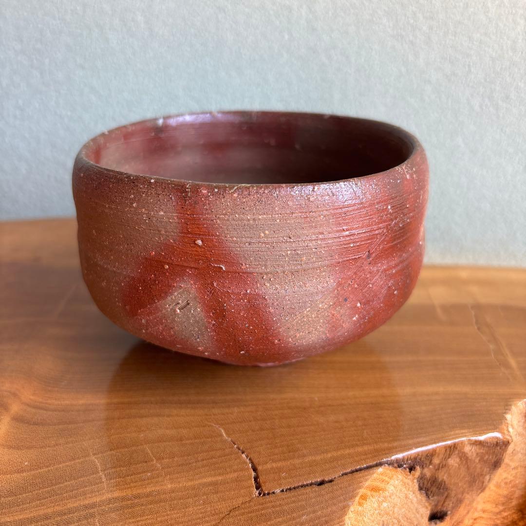 備前焼 作家物 共箱 抹茶碗 茶道具