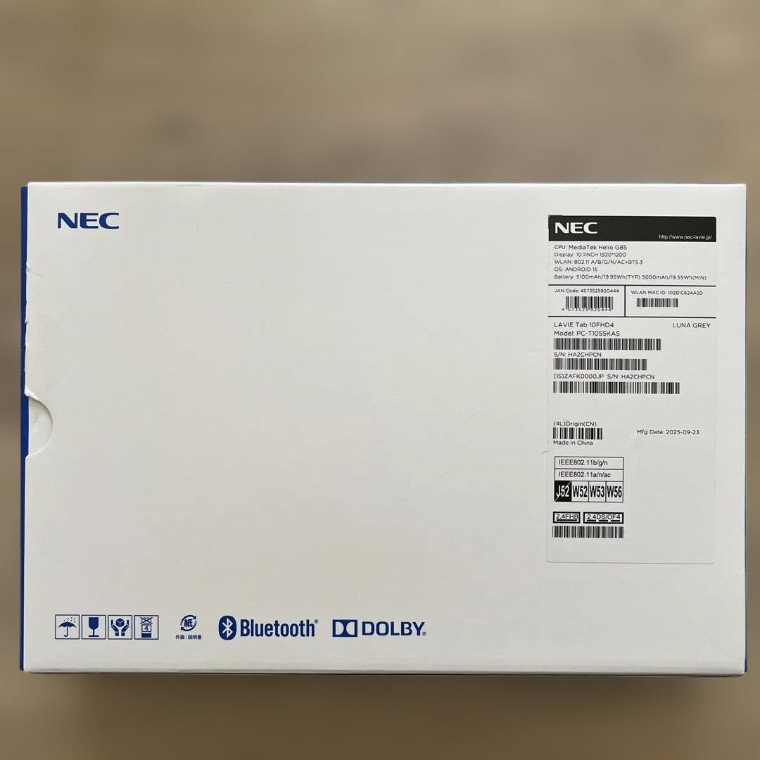 【超美品】最新NEC LAVIE Tab T10 純正カバー付