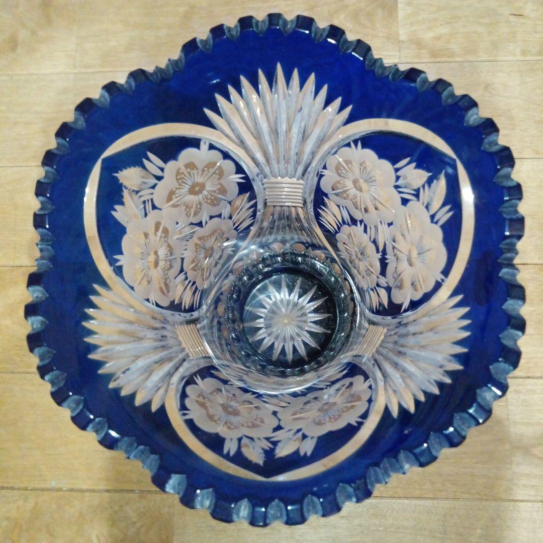 ドレスデン　クリスタル　花瓶