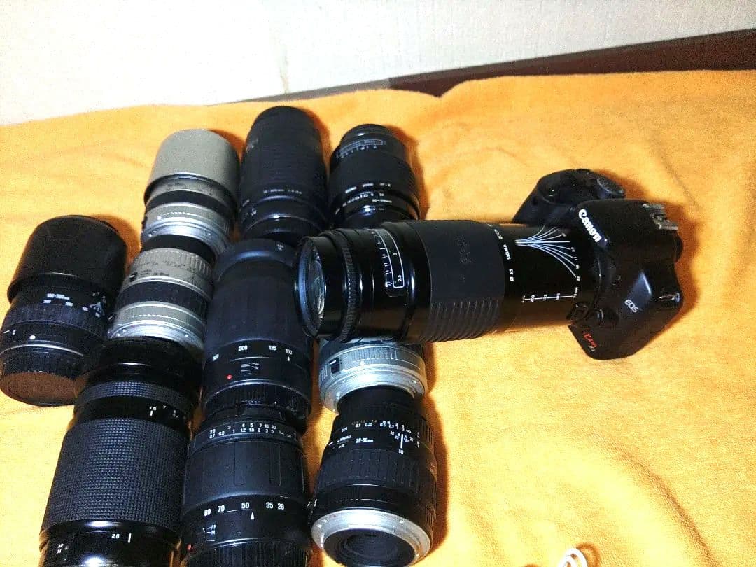 動作確認済みCanon EOS kiss X2 レンズまとめ望遠レンズセット