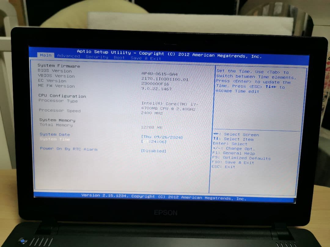 EPSON Endeavor NJ3900E core i7 ノートPC