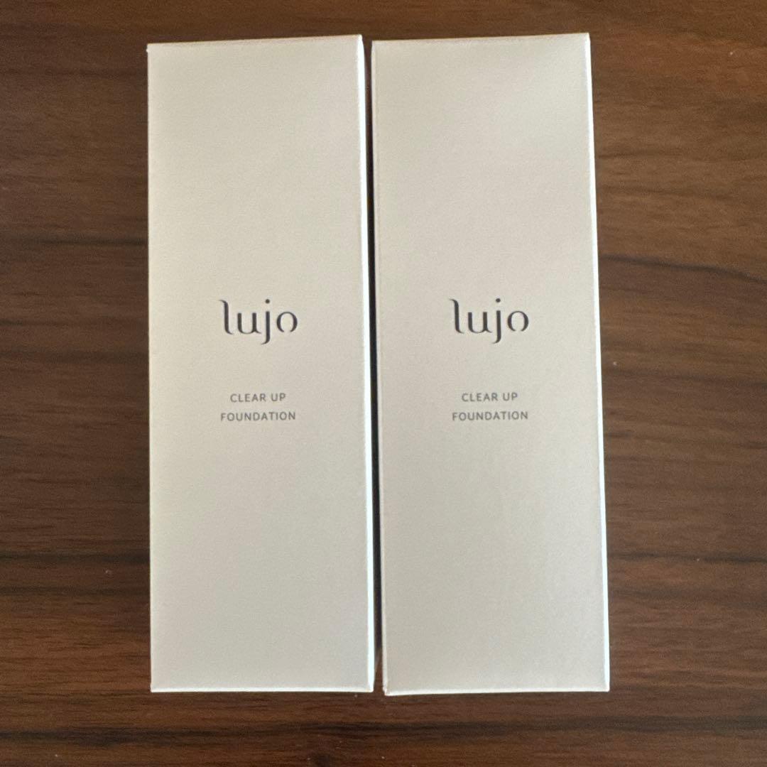 新品未開封★ lujo クリアアップファンデーション 2点セット おまけ付き☆