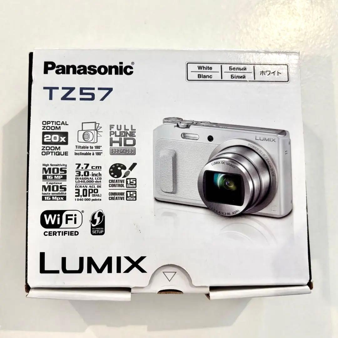 Panasonic LUMIX TZ57 ホワイト