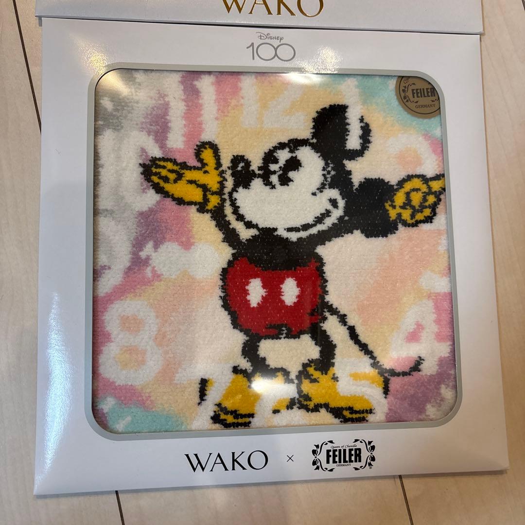FEILER WAKO × Disney 100 タオルハンカチ　和光