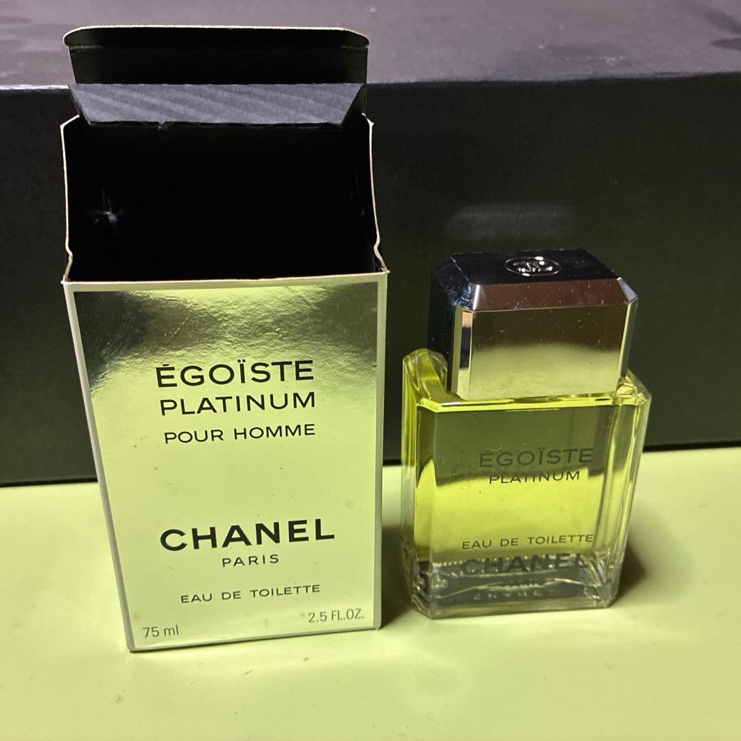 【ほぼ未使用・箱付】シャネル エゴイスト プラチナム EDT 75ml 香水