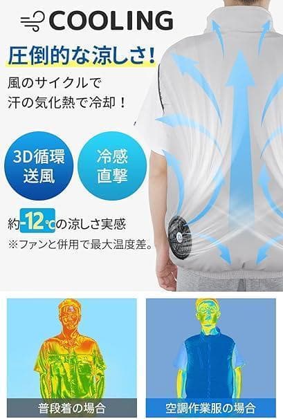 【M2756-83-56】空調服　ファンバッテリーセット　 35800mAh