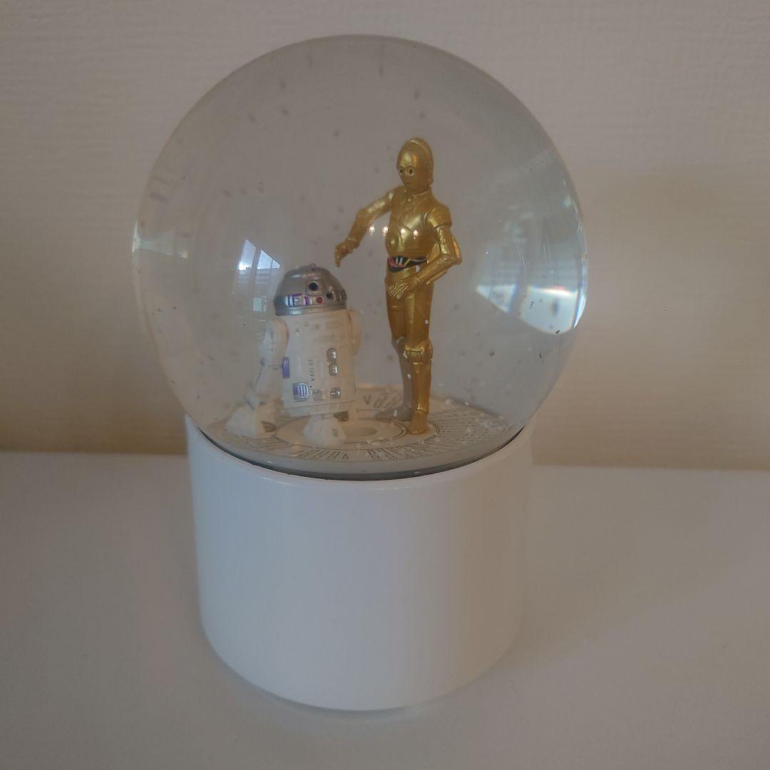 スターウォーズ スノーグローブ スピーカー R2-D2＆C-3PO