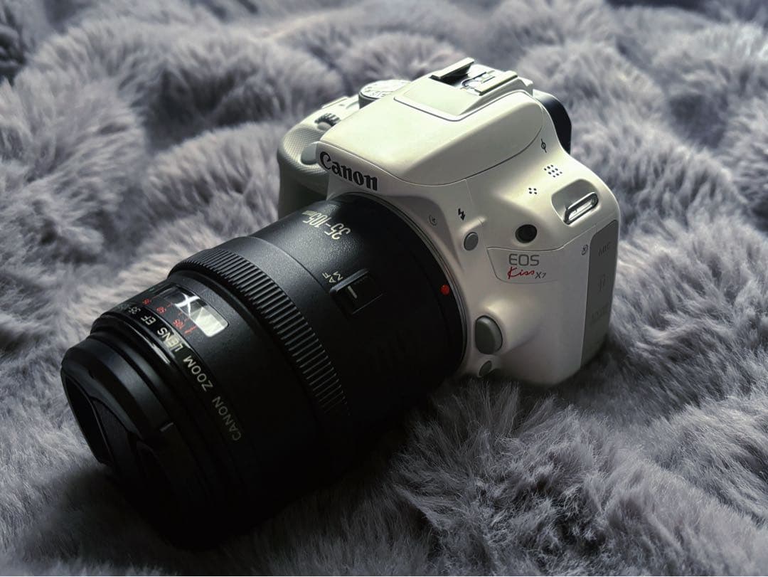Canon EOS Kiss X7ホワイト 35-105mmレンズ
