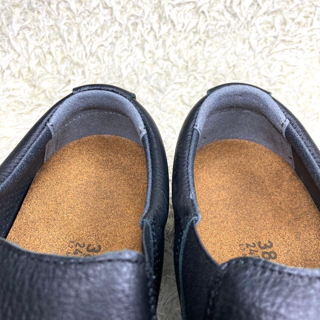 『極美品』BIRKENSTOCK QS 400 安全靴 スリッポン ブラック 黒