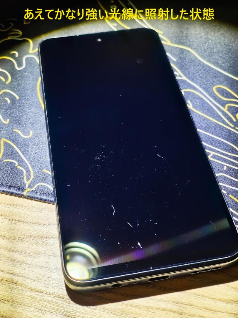 【中古】moto g53y インクブラック 本体のみ