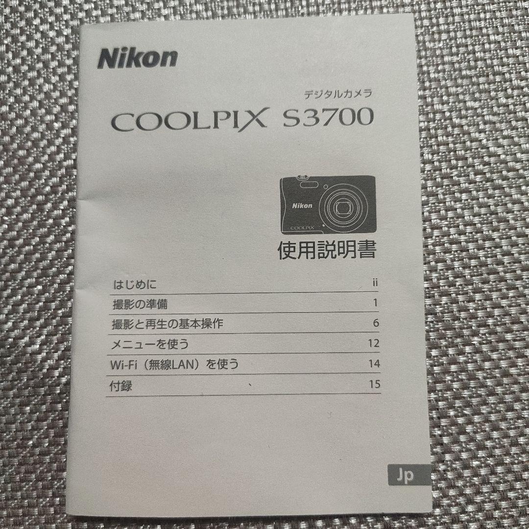 Nikon COOLPIX s3700　SDカード（32GB）付