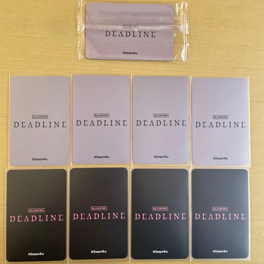 BLACKPINK DEADLINE ktown4u 特典 トレカ セット