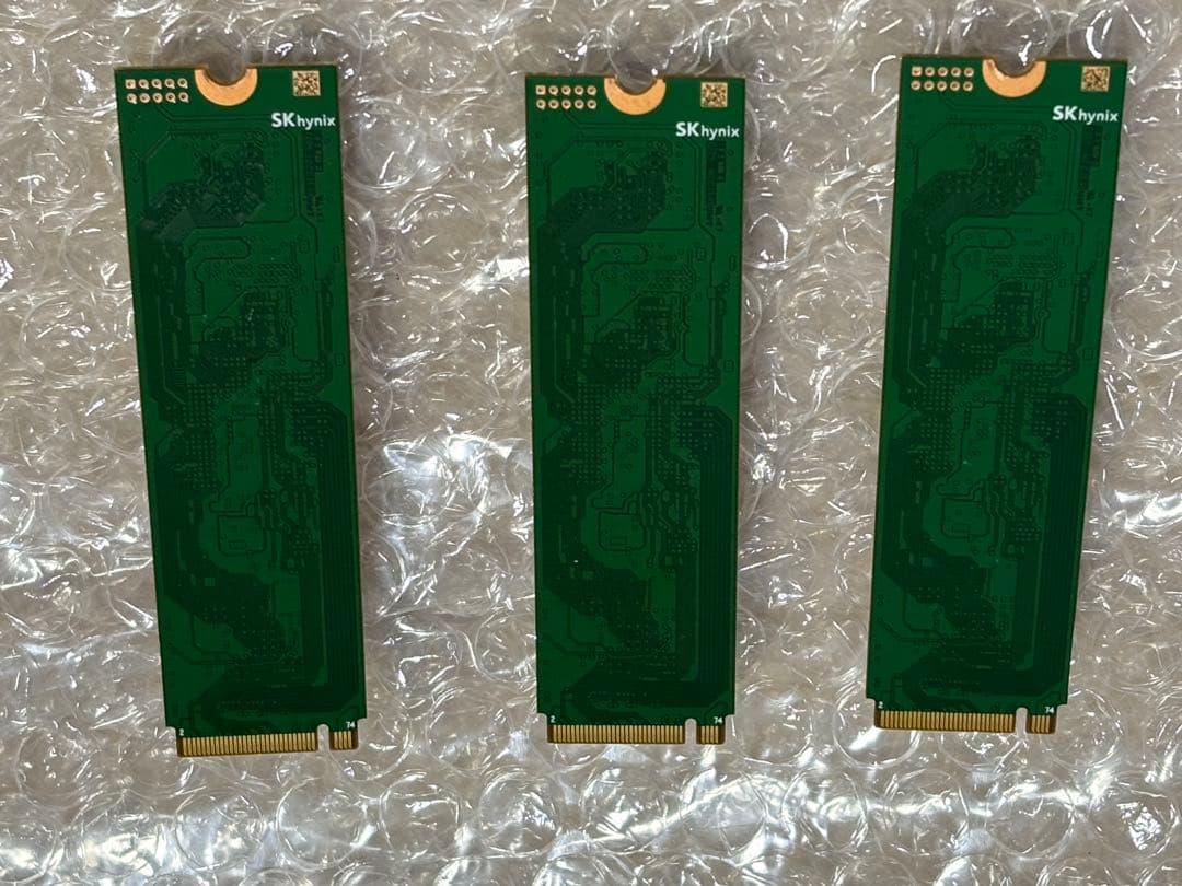 NVMe 256GB SSD ×3枚セット