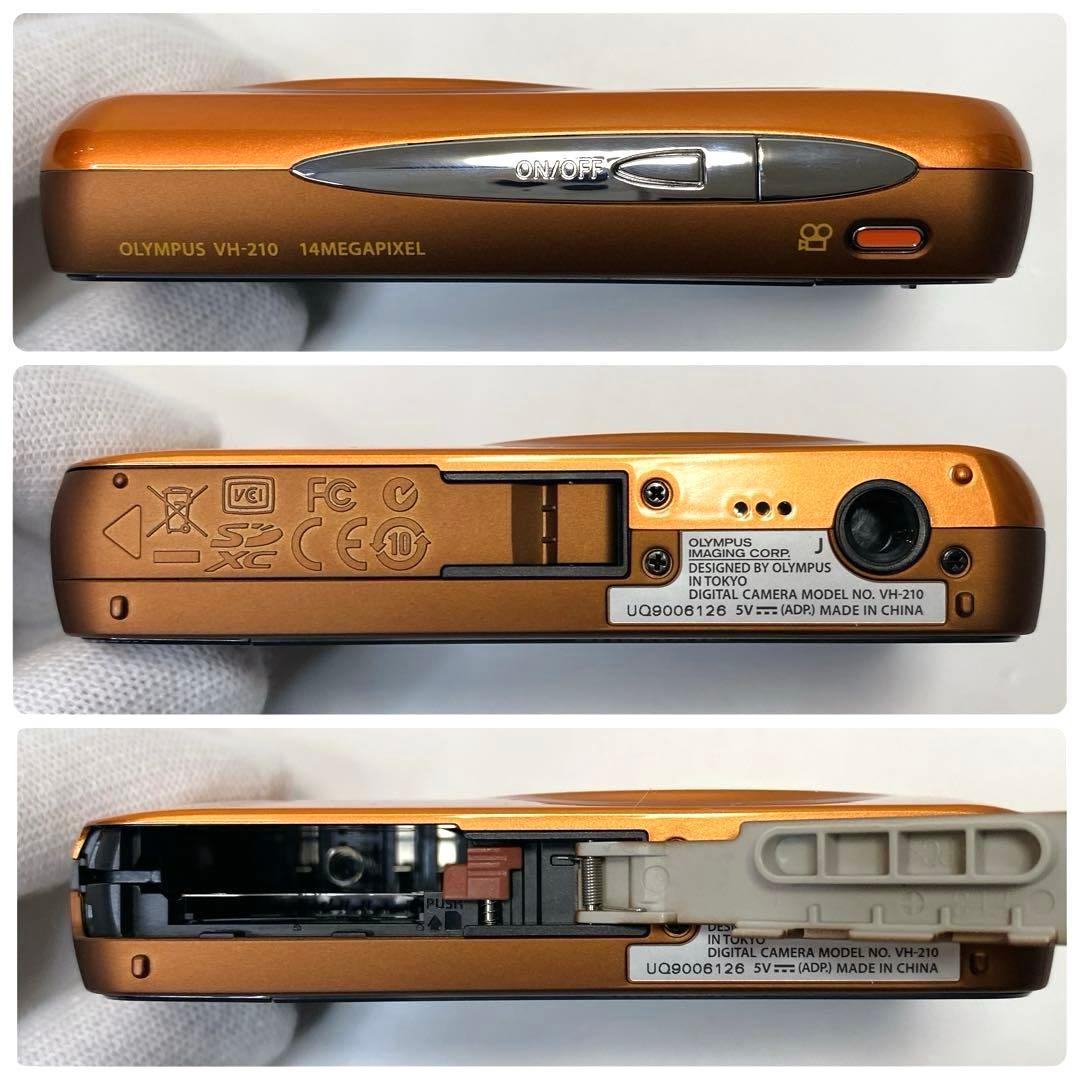 【未使用級】OLYMPUS VH-210 オレンジ デジカメ コンデジ