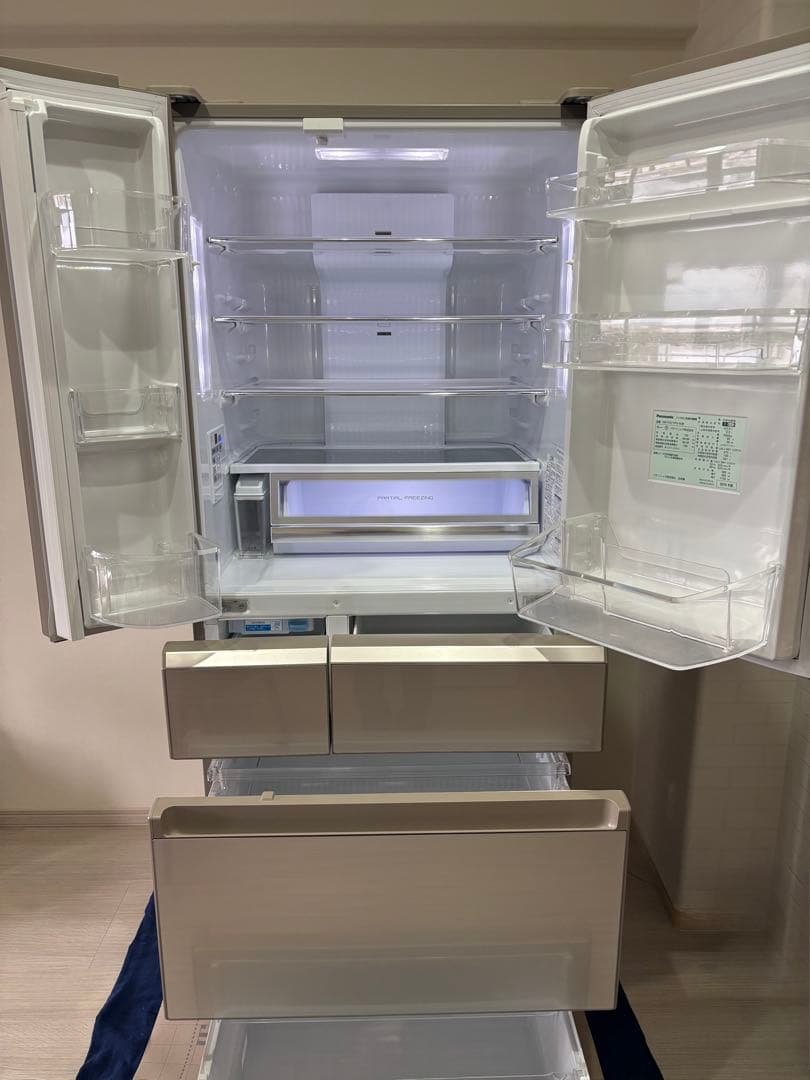 【送料込】Panasonic NR-F471PV-N冷凍冷蔵庫 470L 6ドア