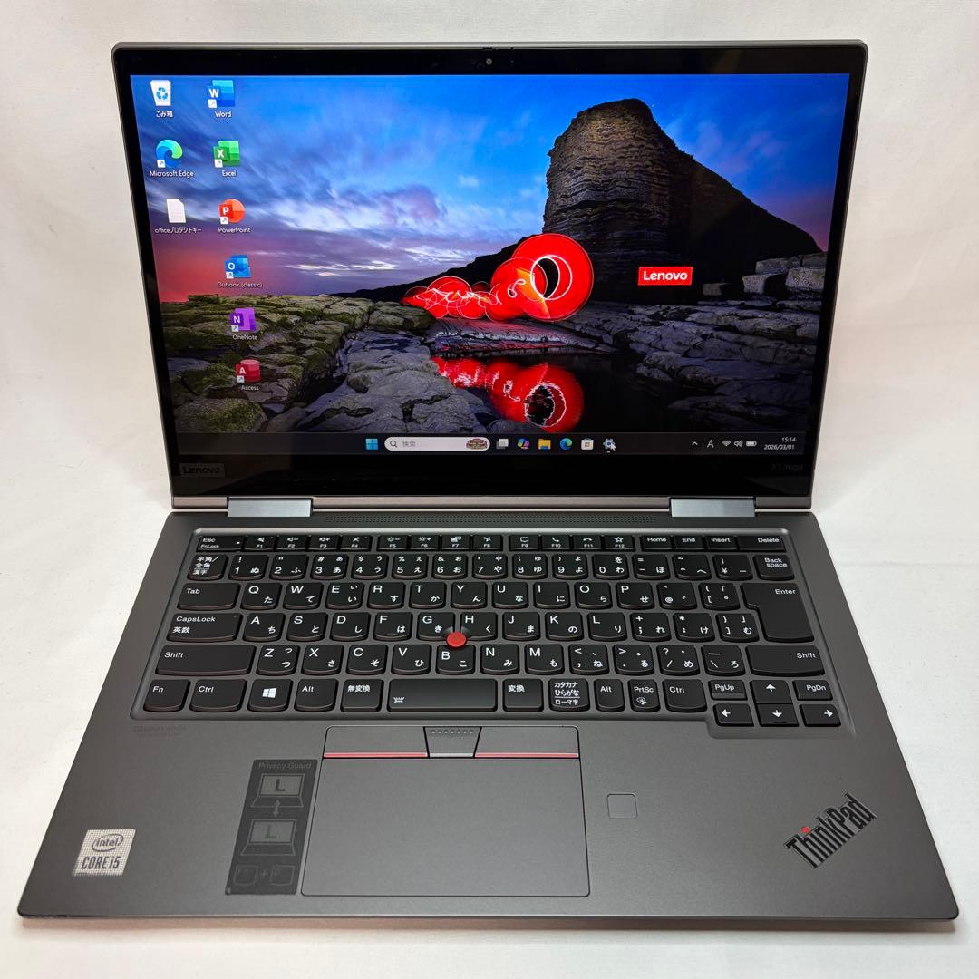 準美品 X1 Yoga Gen5 LTE 第10世代 i5 14型 タッチパネル
