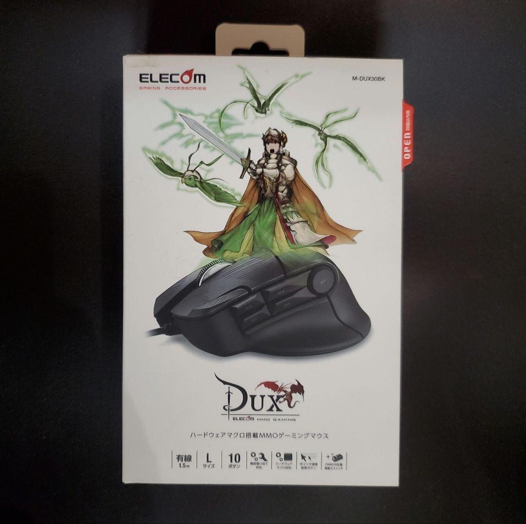 ELECOM DUX30BK 有線マウス