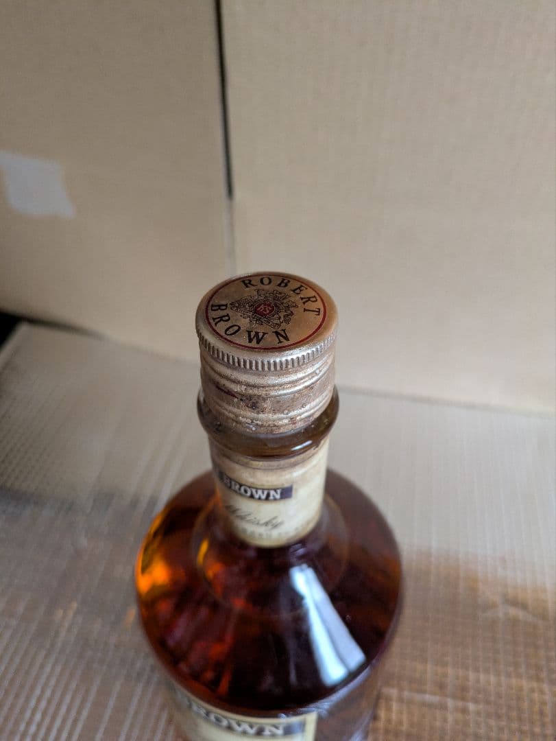 古酒 サントリー角 旧ラベル特級、ロバートブラウン特級従価、シングルモルトあかし