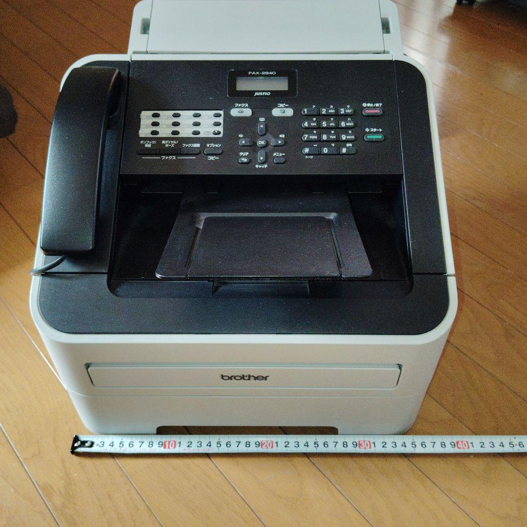 ●中古品●brother FAX-2840 ブラザー レーザーファクス 省エネ