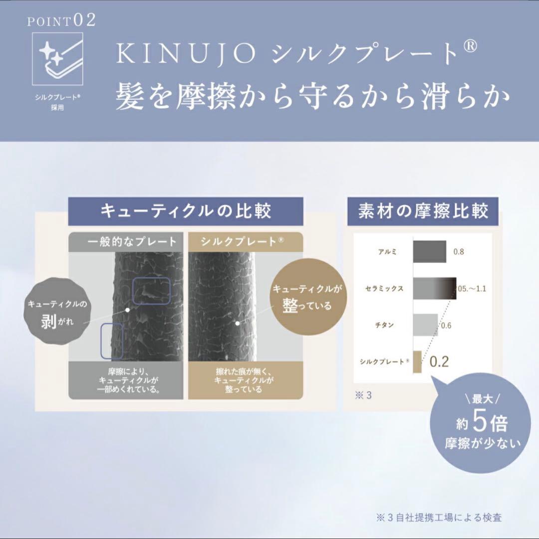 【新品未使用】KINUJO ～絹女カール～ カールアイロン ／ コテ　32mm