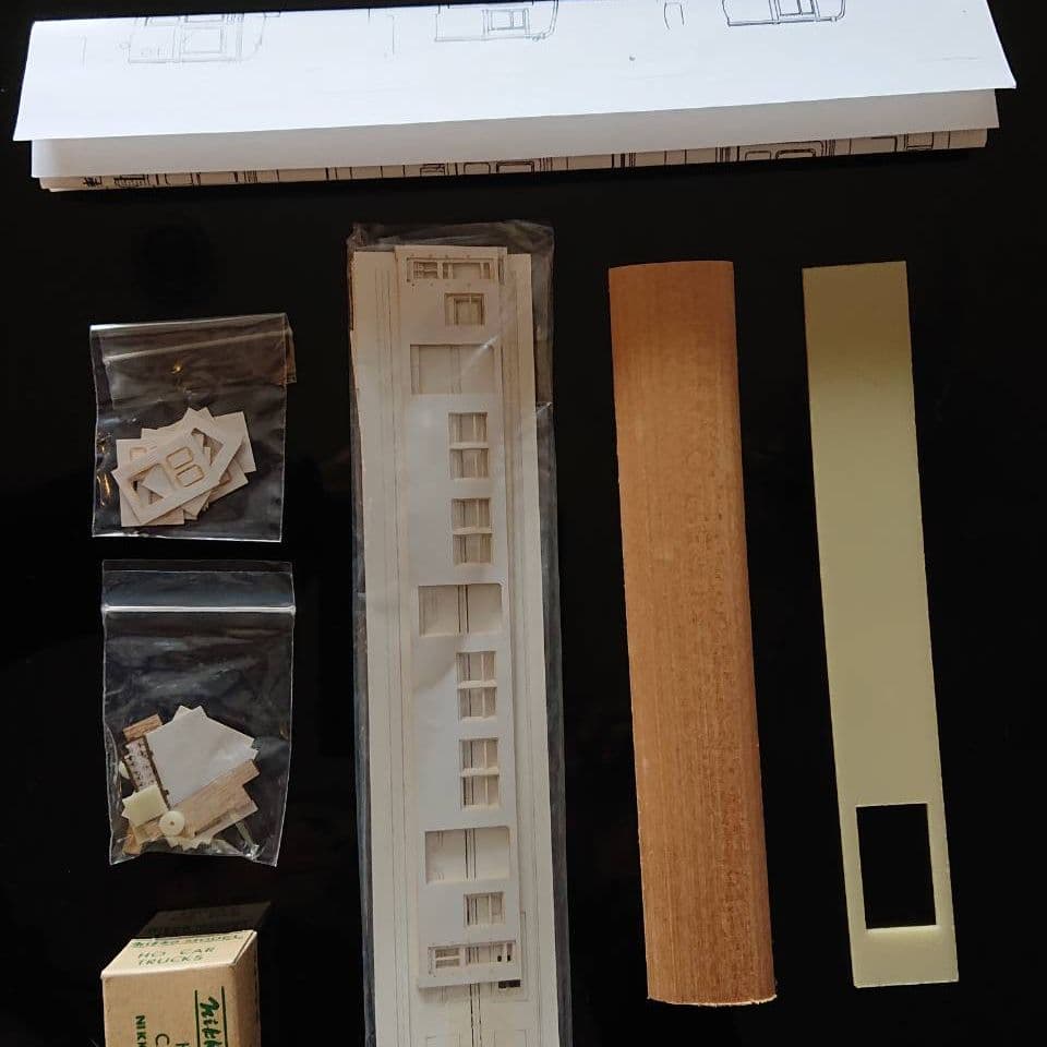 １／８０ モデルワーククモハ１２NikkoModelＤＴ－１１台車付