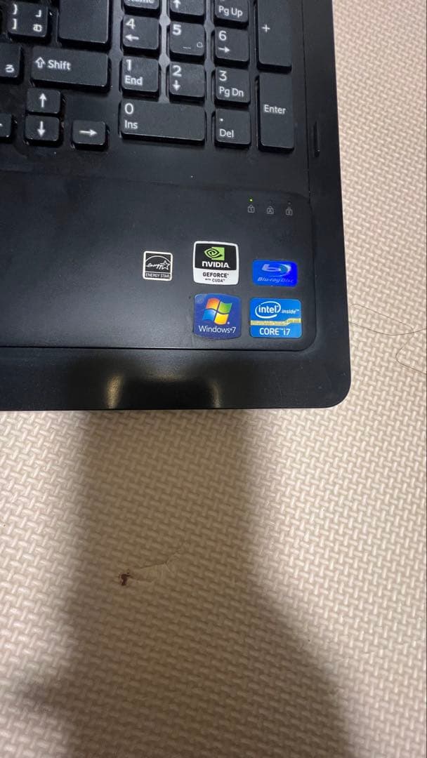 ジャンク2台 i7 2630QM, ssd 256, Pentium B940