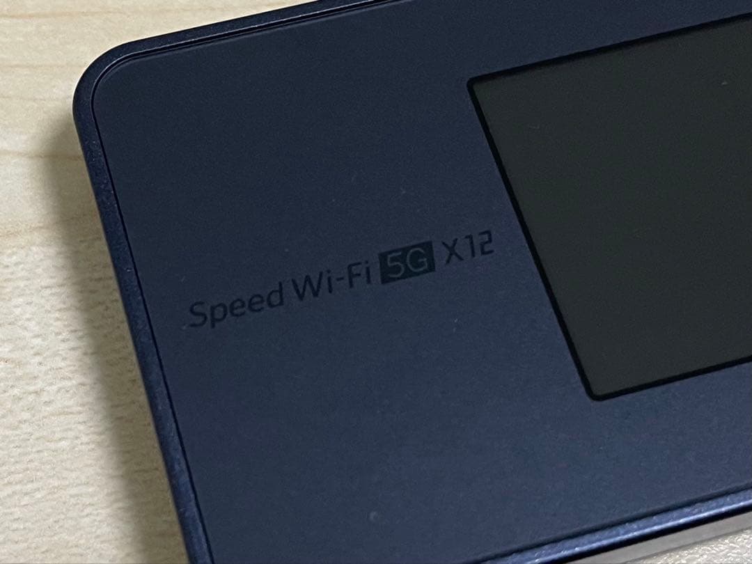 Speed Wi-Fi 5G X12 ブラック