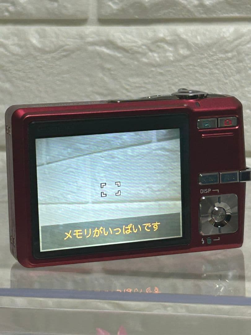 【動作OK】CASIO EXILIM EX-Z700 レッドコンパクトデジカメ