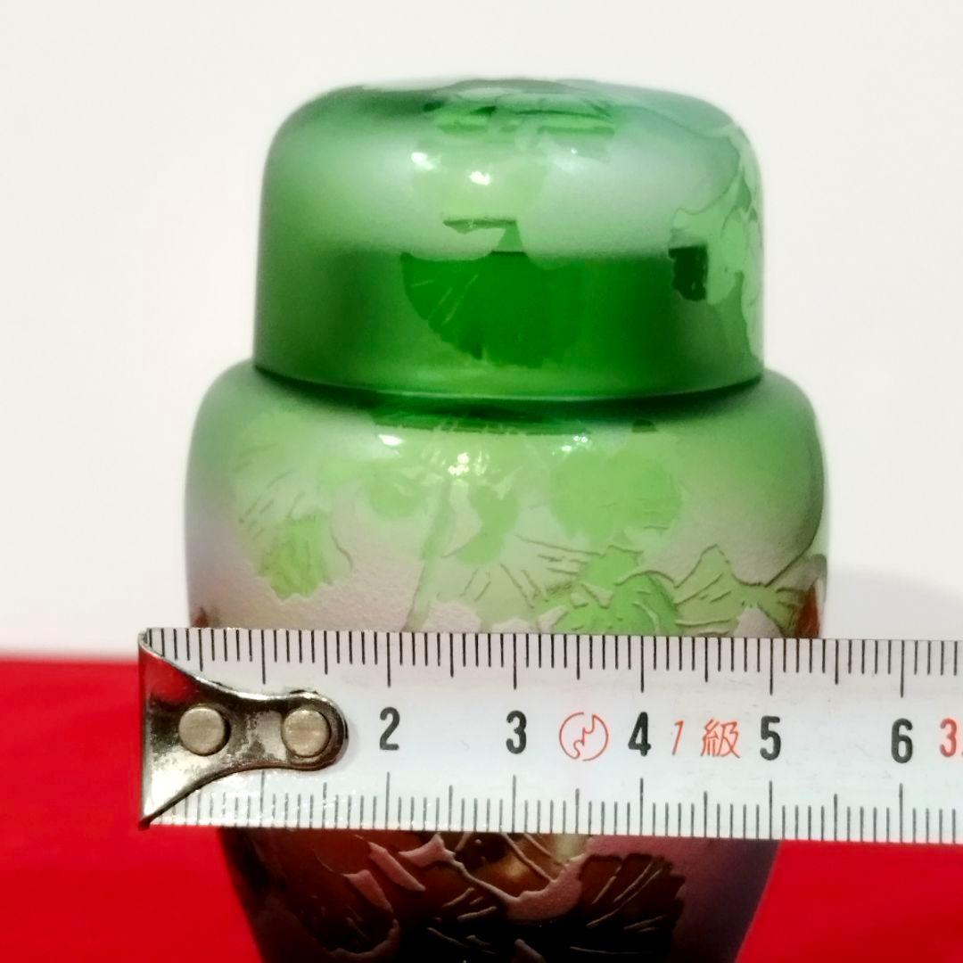 【希少 美品】ギヤマン茶器 共箱・共布・共栞付 北一硝子「氷結シリーズ」