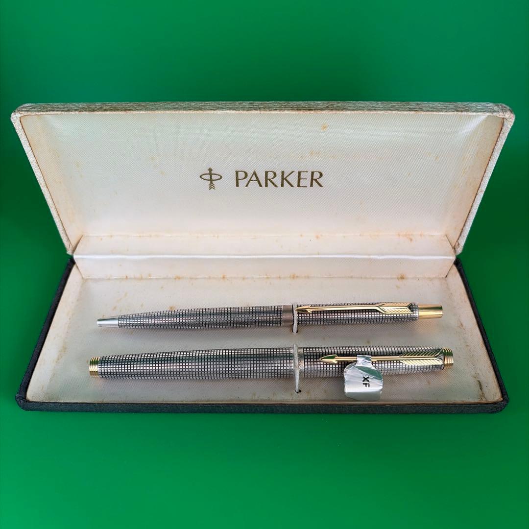 【新品未使用】PARKER 75スターリングシルバー シズレ柄