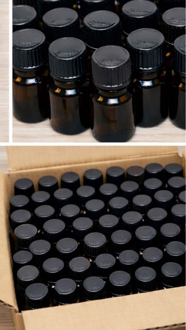 doTERRA ドテラ 空瓶 73本 遮光瓶 ガラス瓶 ハンドメイド　海外人気