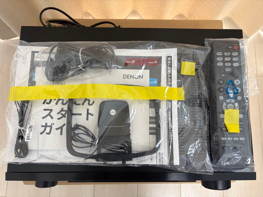 ＜美品＞DENON AVR-X580BT AVアンプ　付属品も全て揃っています。