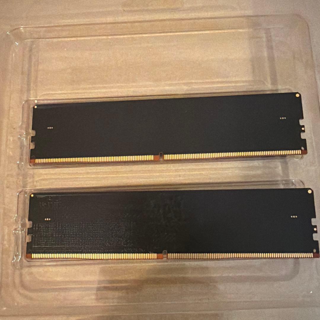 PCメモリcrucial DDR5 4800 32GB（16GB x 2枚組）