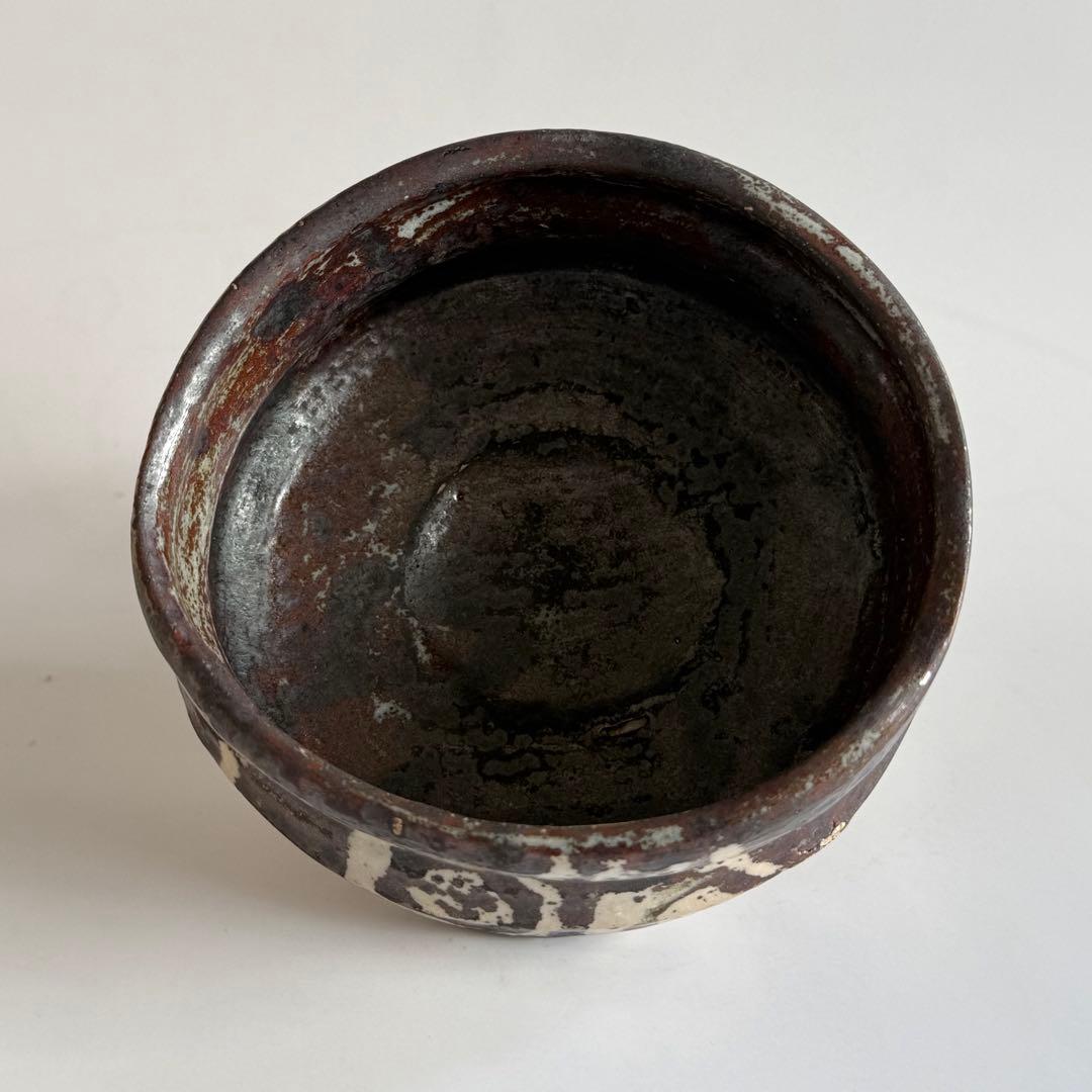 謎の抹茶茶碗　御物袋と木箱付き