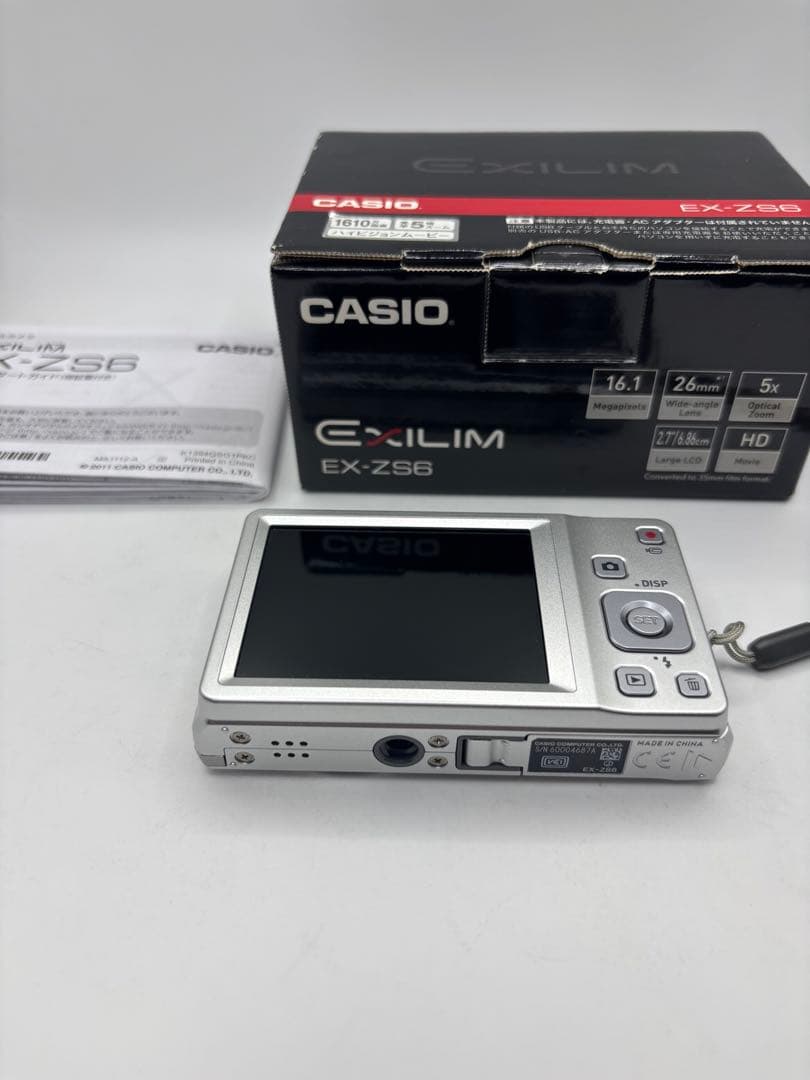CASIO　EX-ZS6　SR　カシオ　EXILIM　デジタルカメラ　動作OK