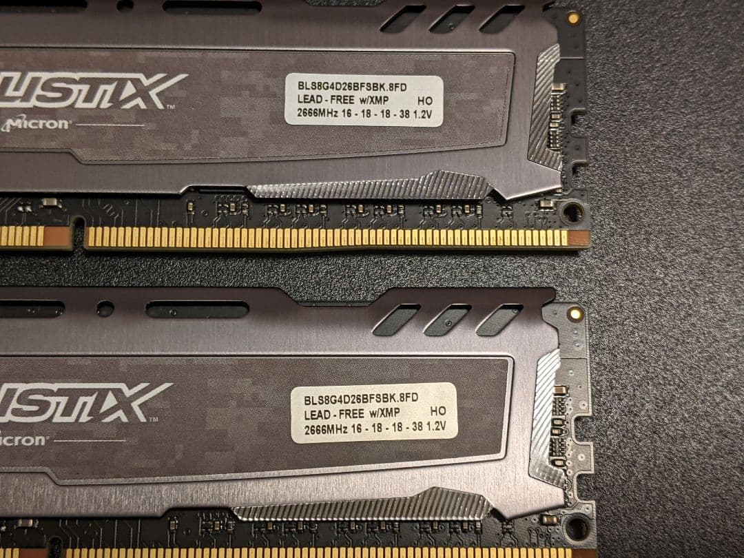 DDR4-2666MHz 16GB (8GB×2枚)